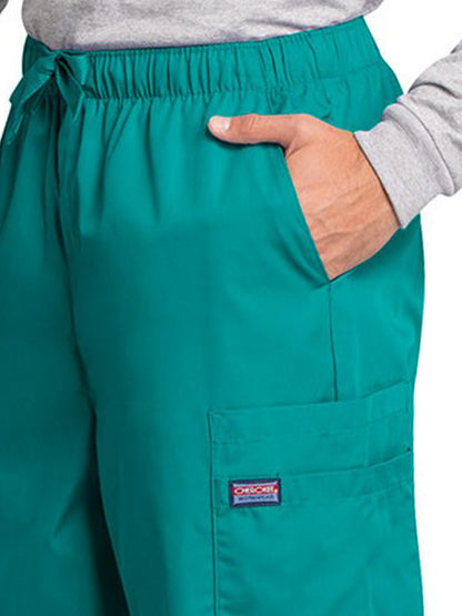 Men's 7-Pocket Cargo Scrub Pant - 4000 - Teal Blue