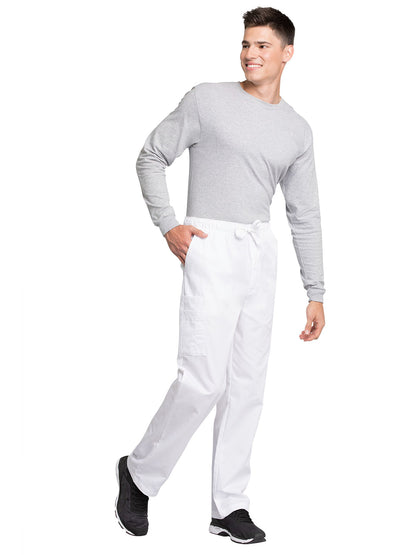 Men's 7-Pocket Cargo Scrub Pant - 4000 - White