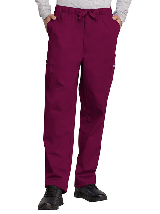 Men's 7-Pocket Cargo Scrub Pant - 4000 - Wine