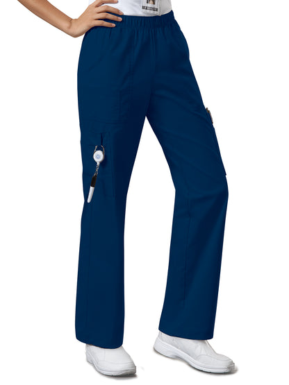 Women's Mid Rise Pull-On Cargo Pant - 4005 - Navy