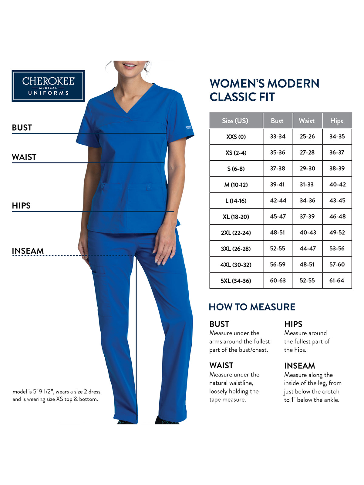 Women's Mid Rise Pull-On Cargo Scrub Pant - 4005 - Royal