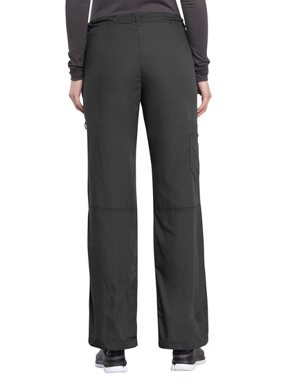 Women's 4-Pocket Drawstring Cargo Pant - 4020 - Pewter