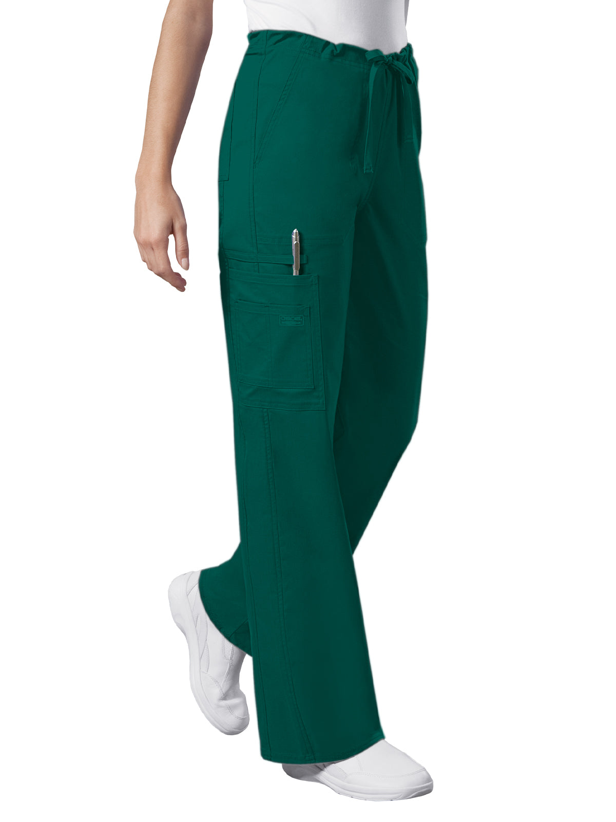 Unisex 5-Pocket Drawstring Cargo Pant - 4043 - Hunter
