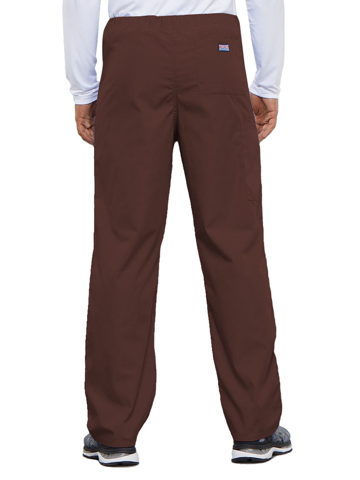 Unisex 2-Pocket Drawstring Cargo Pant - 4100 - Chocolate