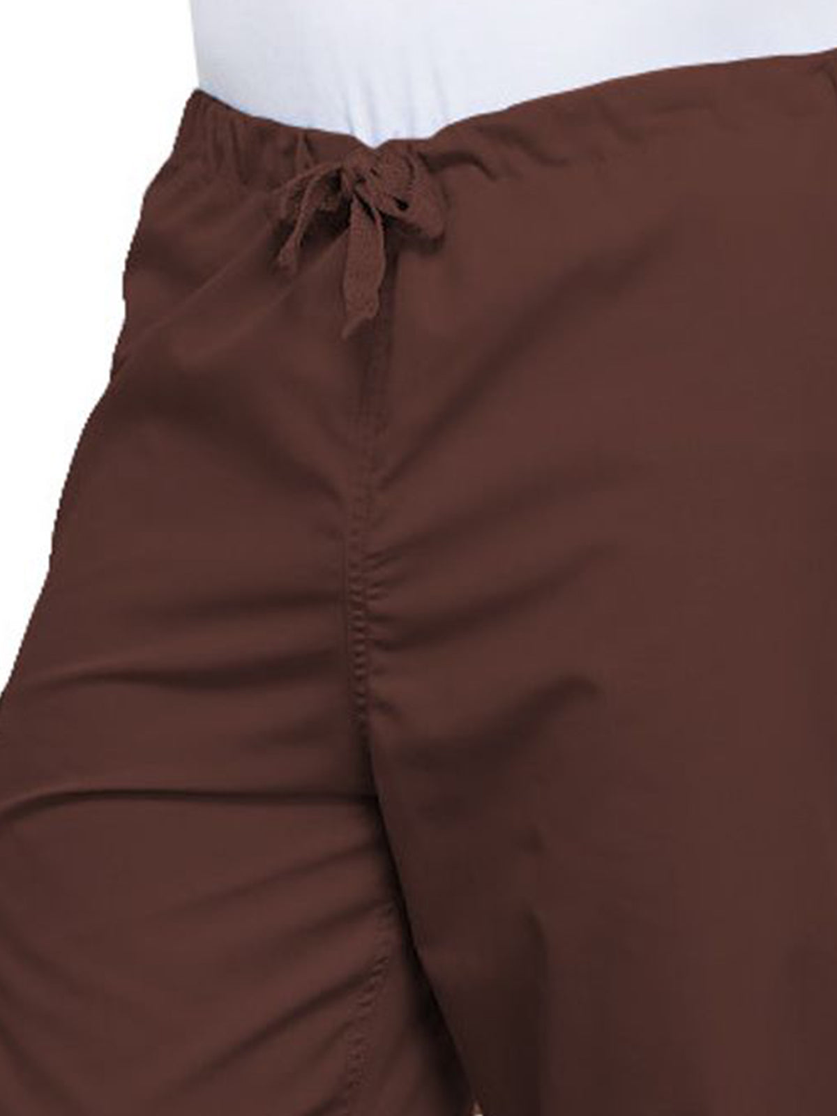 Unisex 2-Pocket Drawstring Cargo Pant - 4100 - Chocolate