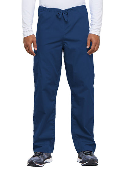 Unisex 2-Pocket Drawstring Cargo Pant - 4100 - Galaxy Blue