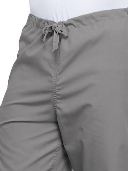 Unisex 2-Pocket Drawstring Cargo Pant - 4100 - Grey