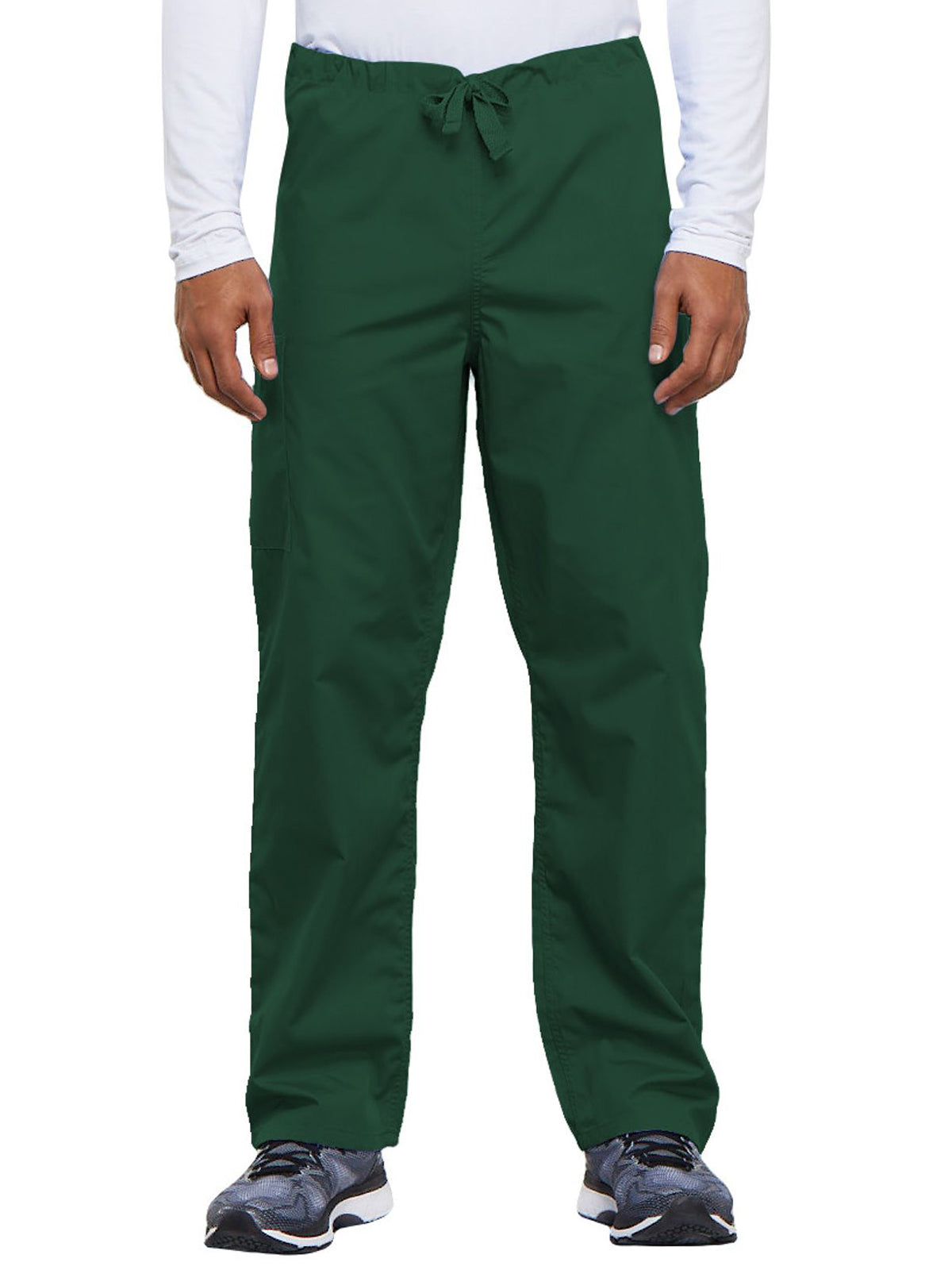 Unisex 2-Pocket Drawstring Cargo Pant - 4100 - Hunter