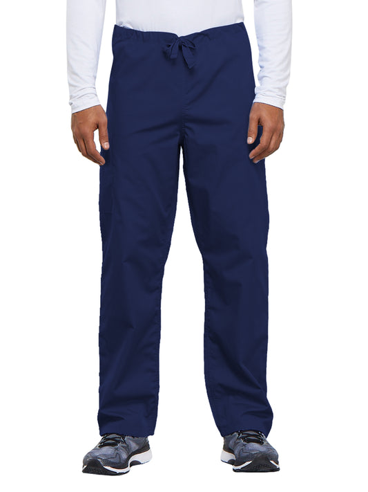 Unisex 2-Pocket Drawstring Cargo Pant - 4100 - Navy