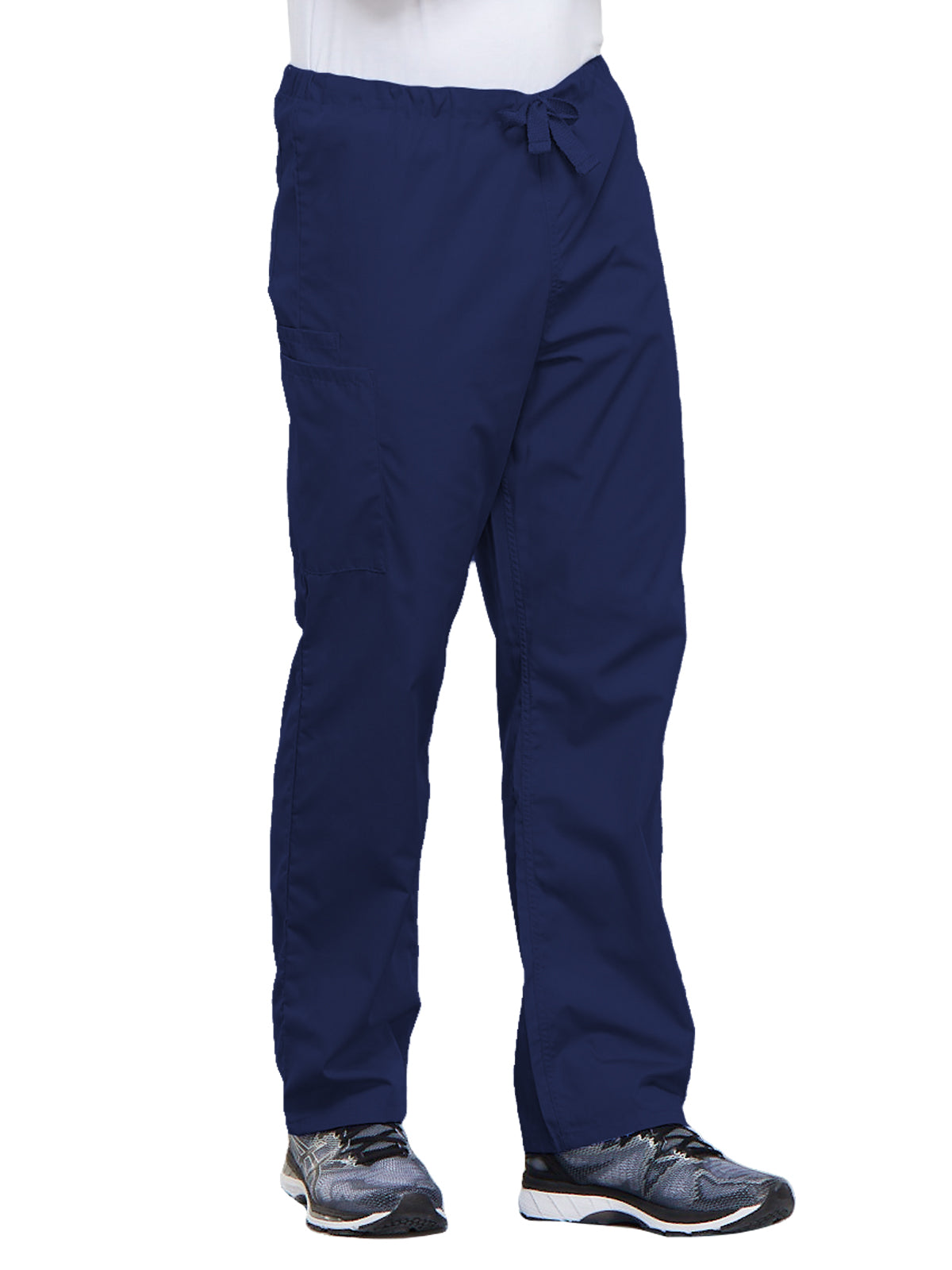 Unisex 2-Pocket Drawstring Cargo Pant - 4100 - Navy