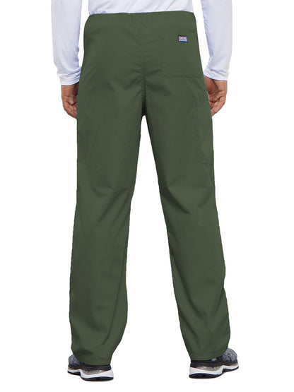 Unisex 2-Pocket Drawstring Cargo Pant - 4100 - Olive