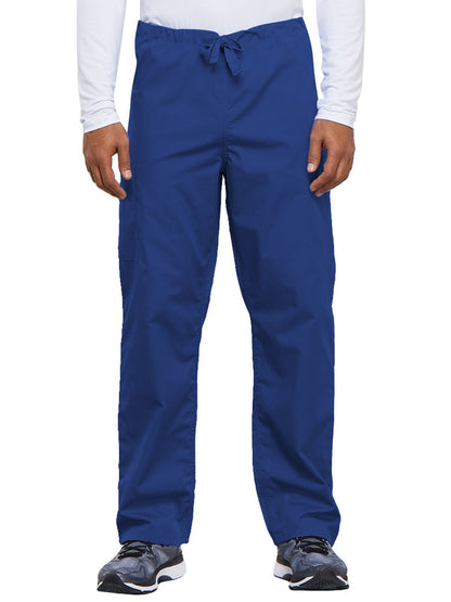 Unisex 2-Pocket Drawstring Cargo Pant - 4100 - Royal