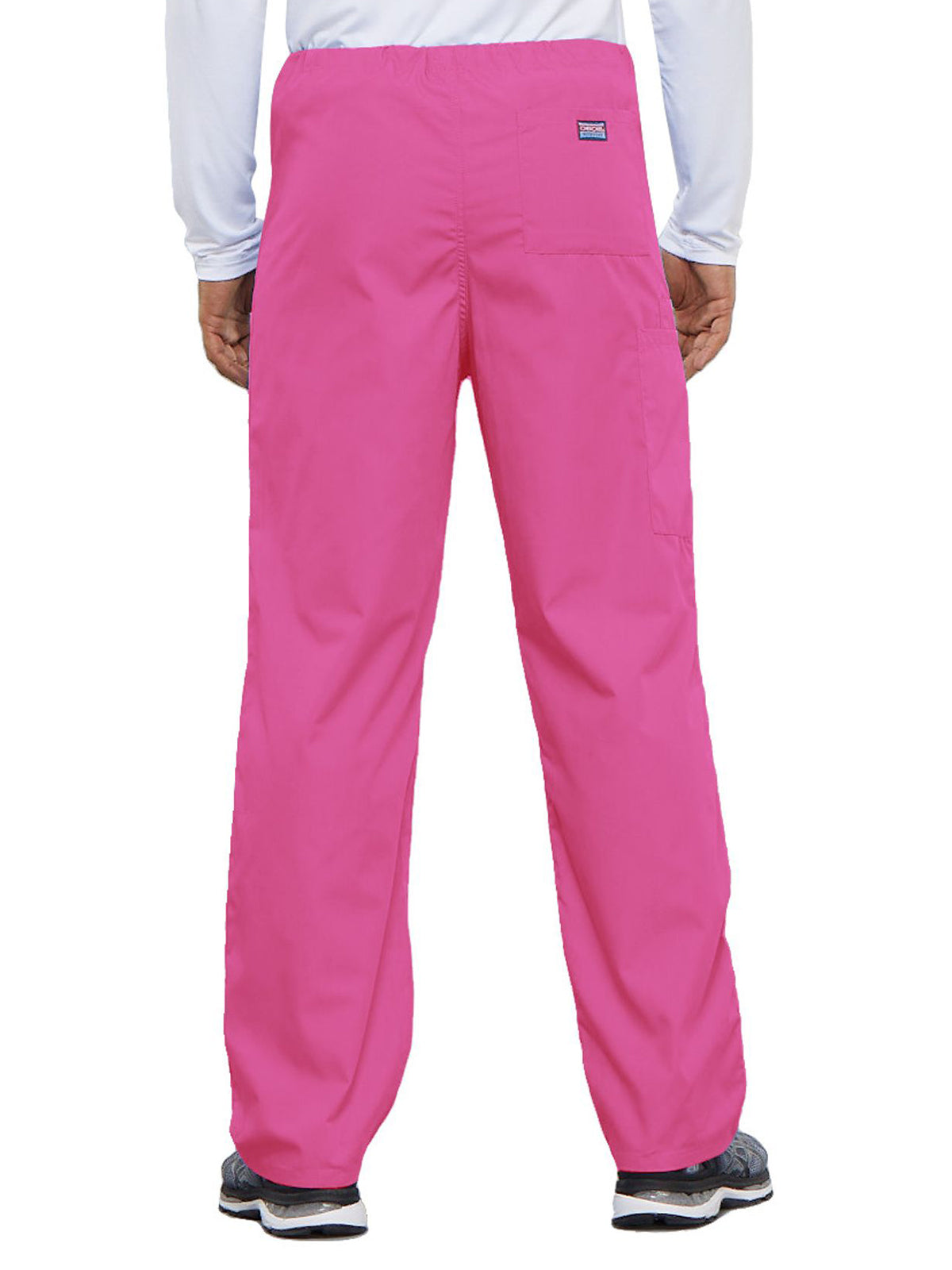 Unisex 2-Pocket Drawstring Cargo Pant - 4100 - Shocking Pink