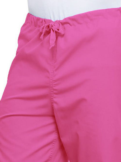 Unisex 2-Pocket Drawstring Cargo Pant - 4100 - Shocking Pink