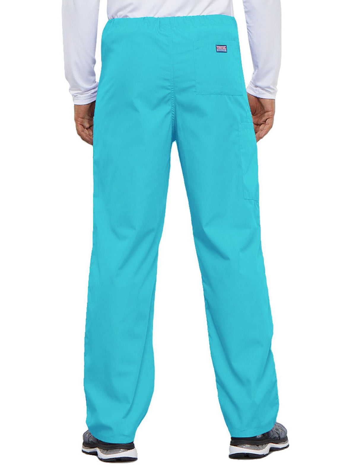 Unisex 2-Pocket Drawstring Cargo Pant - 4100 - Turquoise