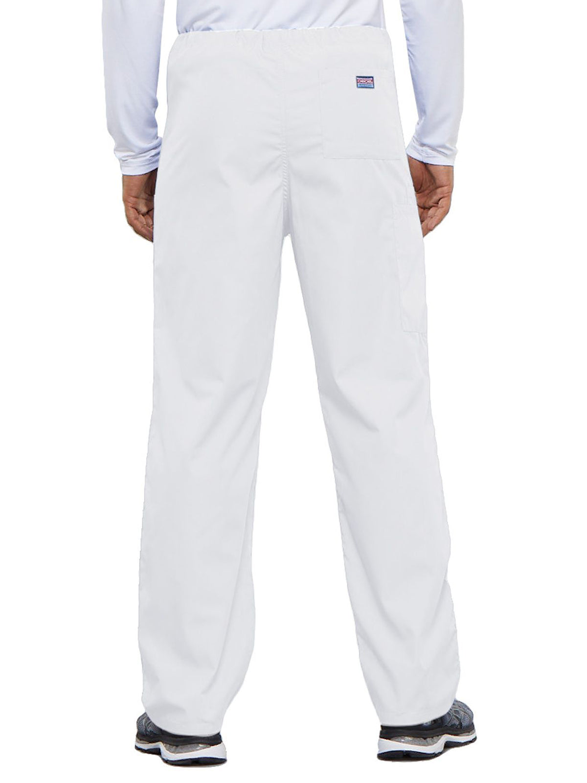 Unisex 2-Pocket Drawstring Cargo Pant - 4100 - White