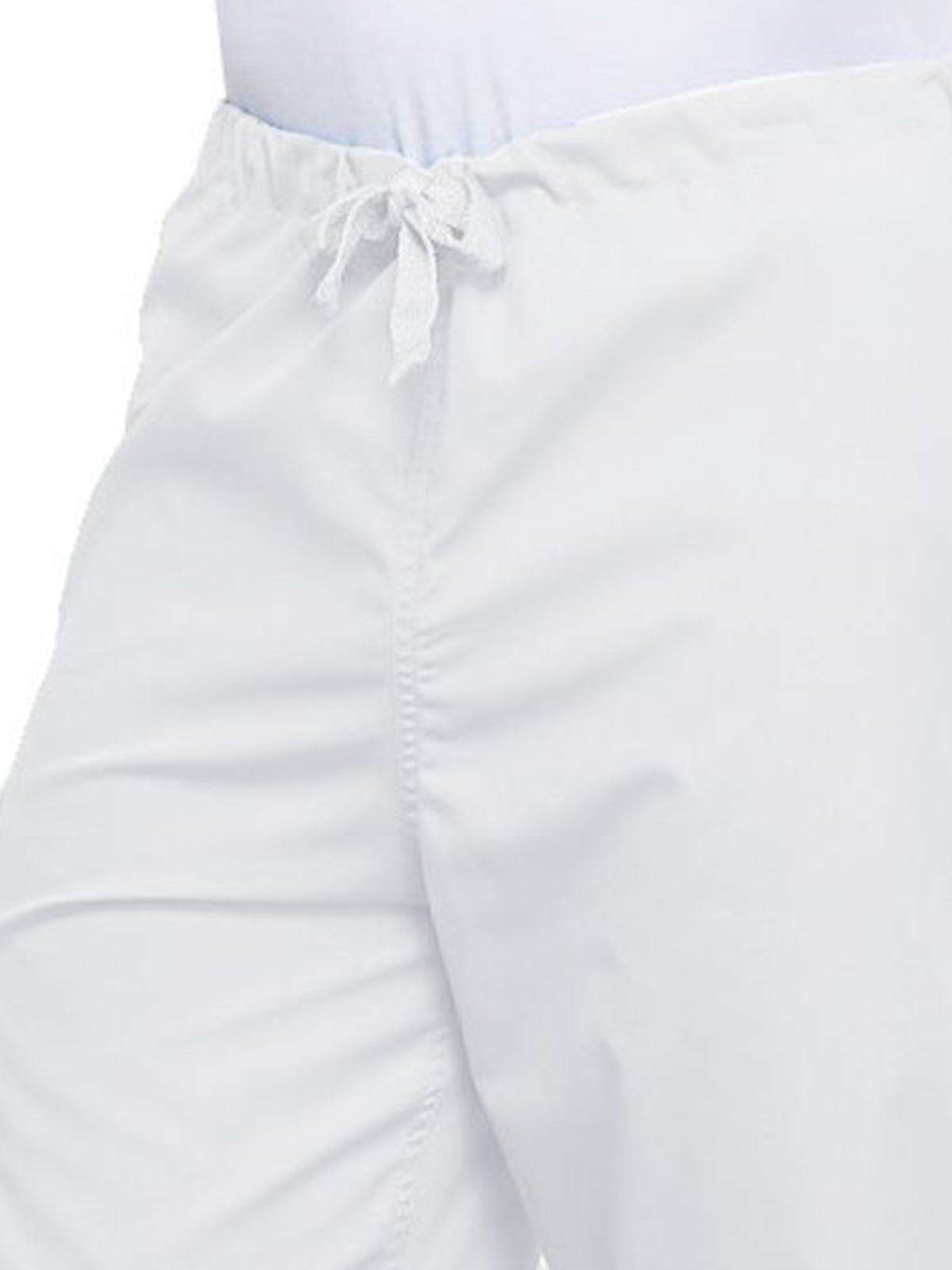 Unisex 2-Pocket Drawstring Cargo Pant - 4100 - White