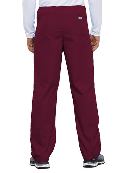 Unisex 2-Pocket Drawstring Cargo Pant - 4100 - Wine