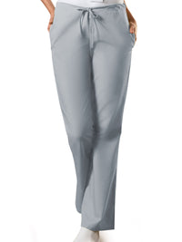 Women's 3-Pocket Natural Rise Drawstring Pant - 4101 - Grey