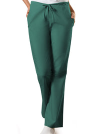 Women's 3-Pocket Natural Rise Drawstring Pant - 4101 - Hunter