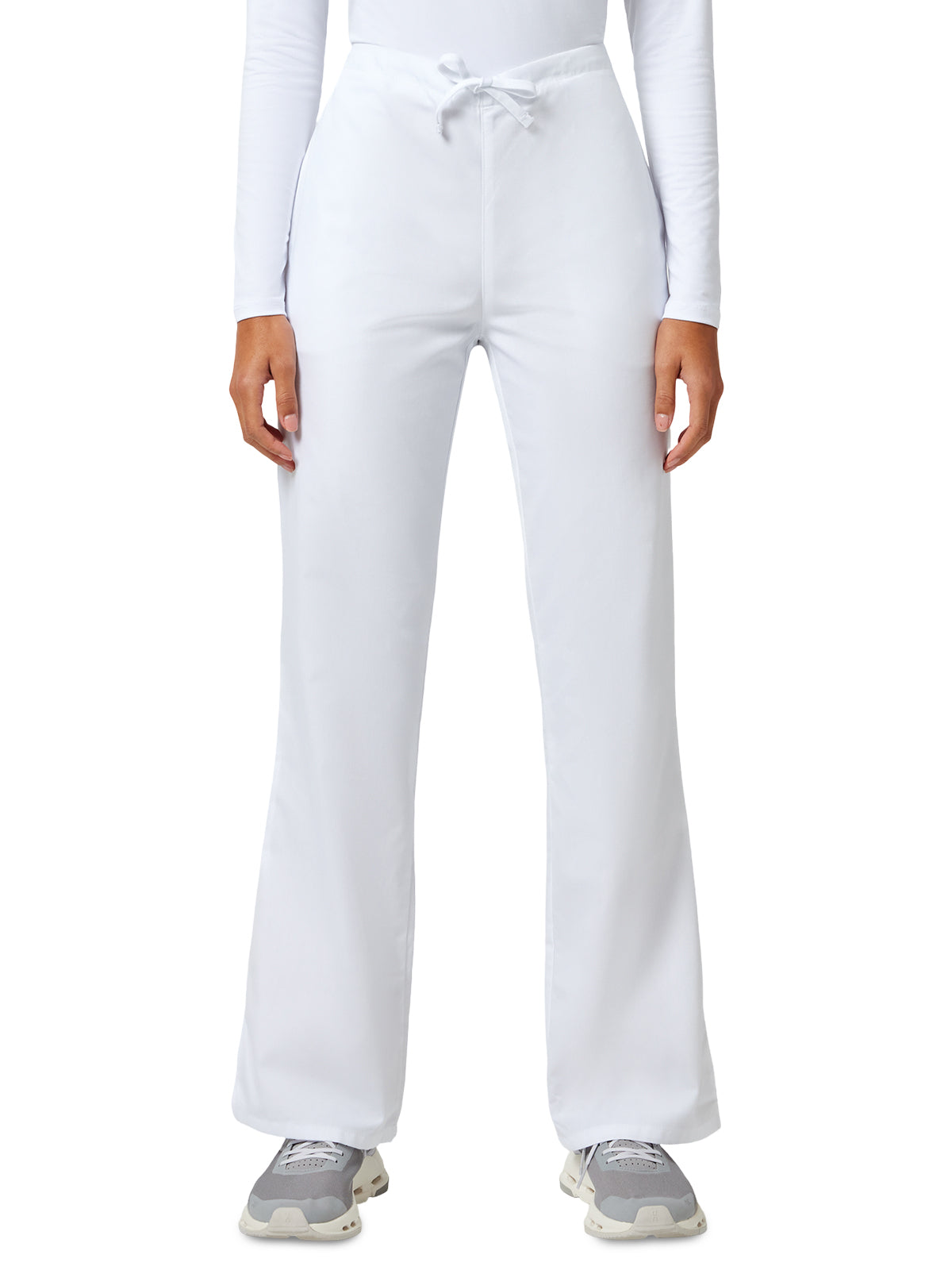 Women's 3-Pocket Natural Rise Drawstring Pant - 4101 - White