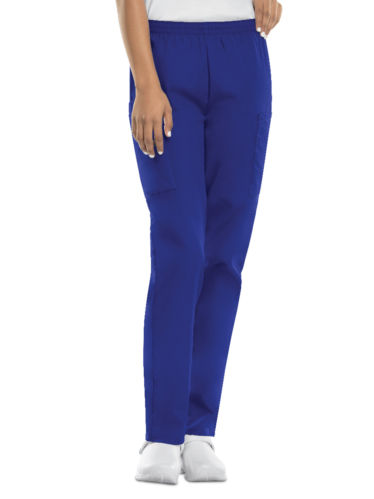 Women's Natural Rise Tapered Pull-On Cargo Pant - 4200 - Galaxy Blue