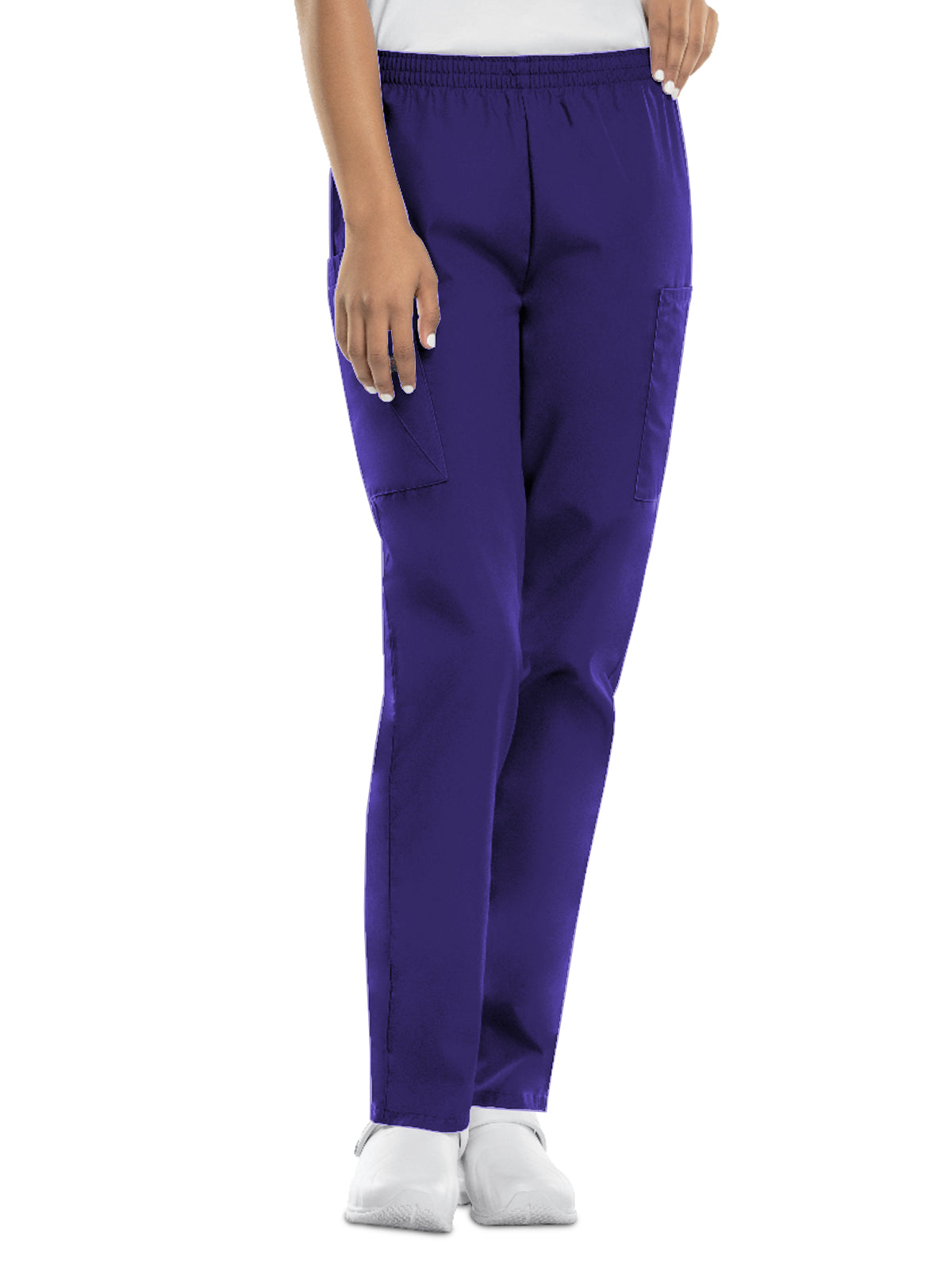 Women's Natural Rise Tapered Pull-On Cargo Pant - 4200 - Grape