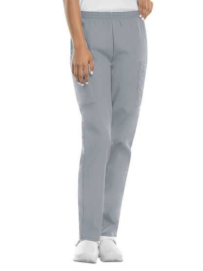 Women's Natural Rise Tapered Pull-On Cargo Pant - 4200 - Grey