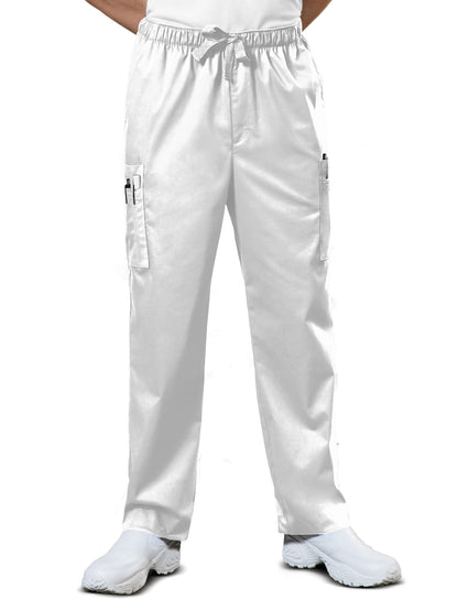 Men's 7-Pocket Fly Front Cargo Pant - 4243 - White