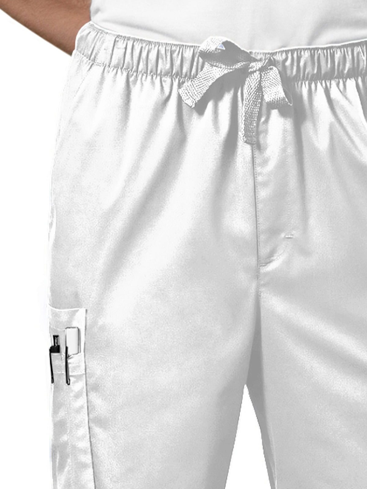 Men's 7-Pocket Fly Front Cargo Pant - 4243 - White