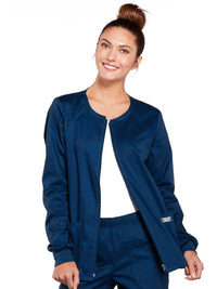 Women's 3-Pocket Zip Front Jacket - 4315 - Navy