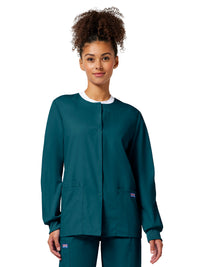 Women's 3-Pocket Snap Front Jacket - 4350 - Caribbean Blue