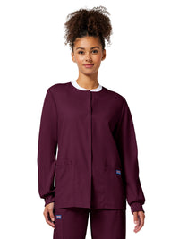 Women's 3-Pocket Snap Front Jacket - 4350 - Wine