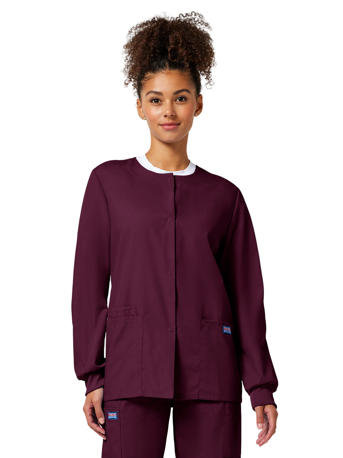 Women's 3-Pocket Snap Front Jacket - 4350 - Wine