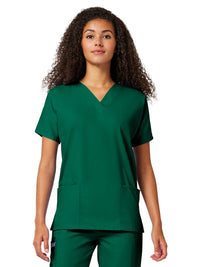 Women's 2-Pocket V-Neck Top - 4700 - Hunter