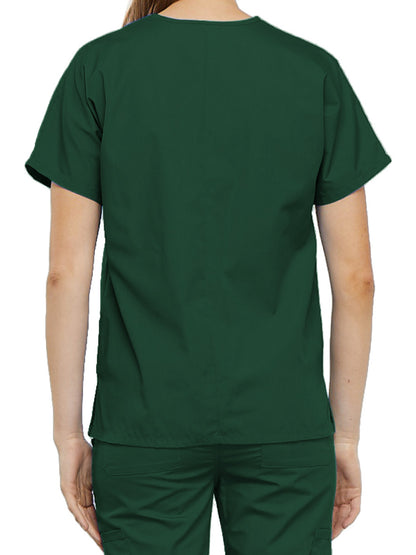 Women's 2-Pocket V-Neck Scrub Top - 4700 - Hunter