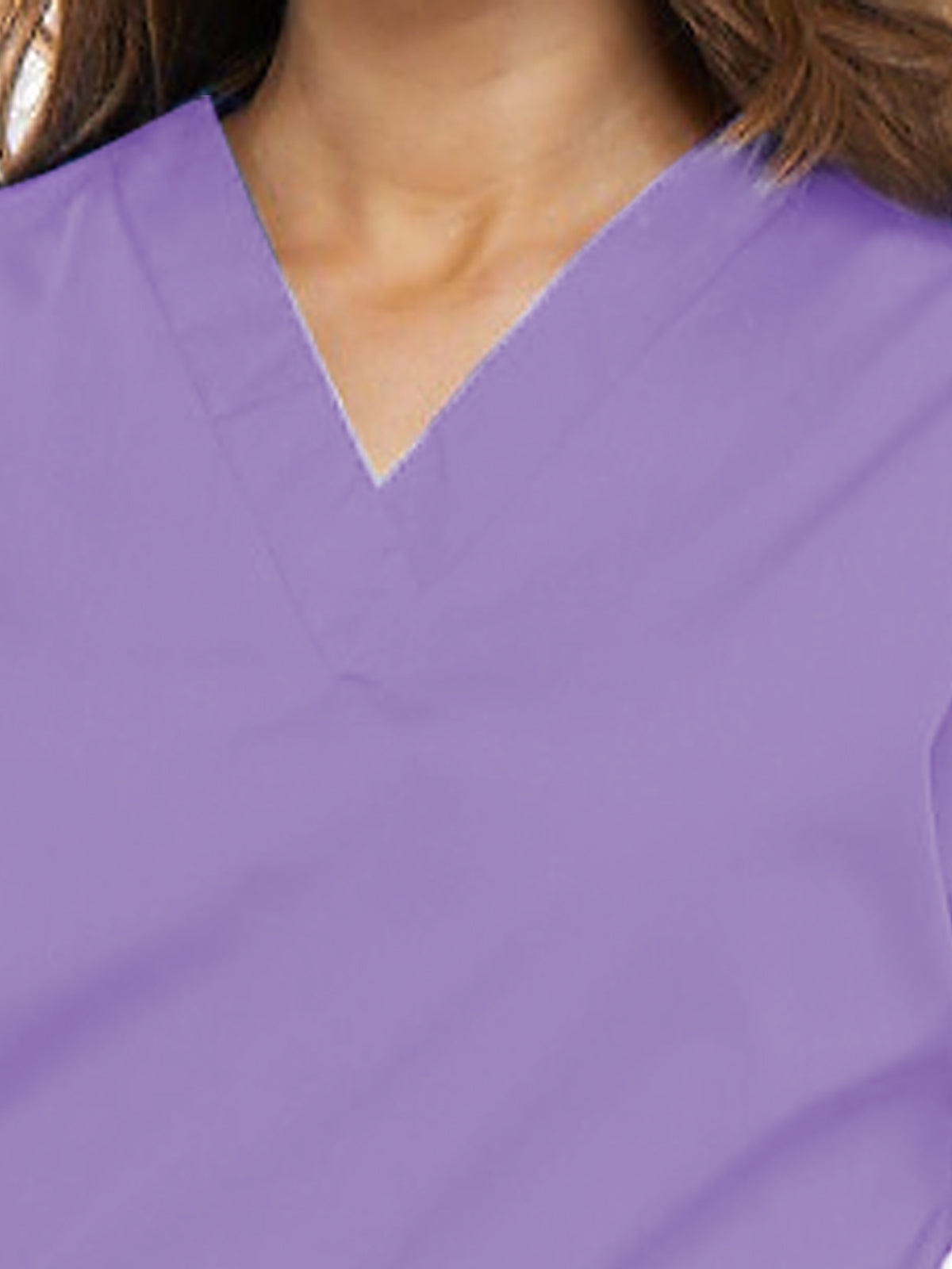 Women's 2-Pocket V-Neck Scrub Top - 4700 - Orchid