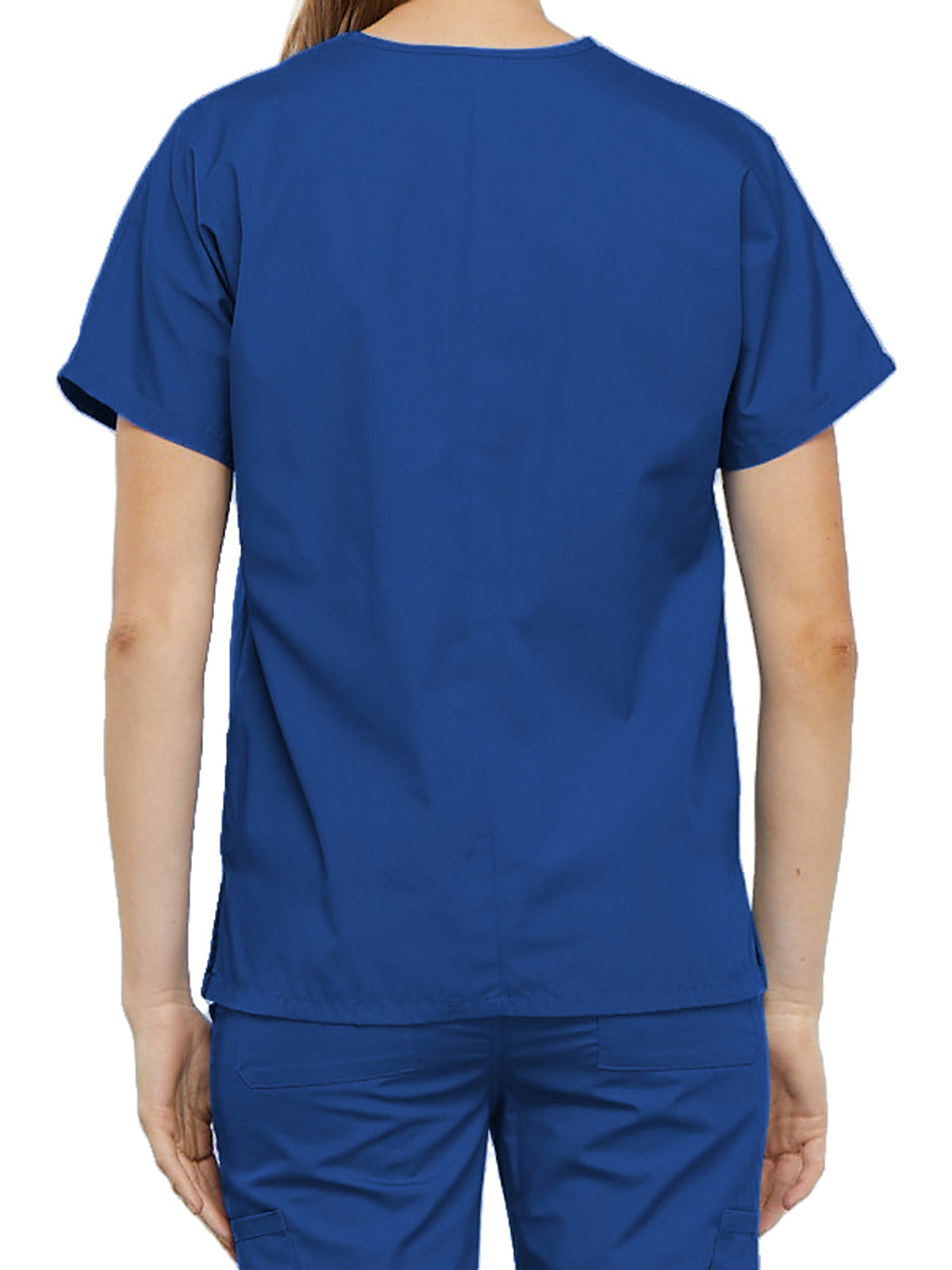 Women's 2-Pocket V-Neck Scrub Top - 4700 - Royal