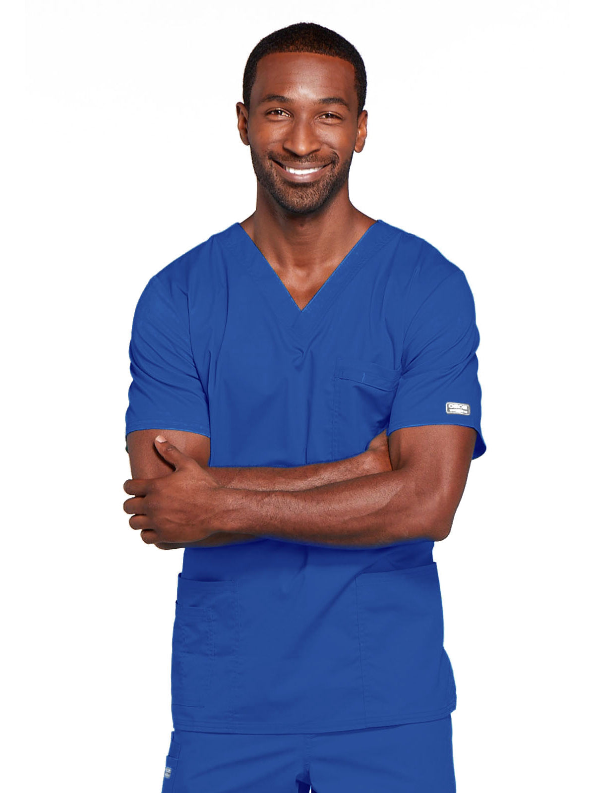 Unisex 2-Pocket V-Neck Scrub Top - 4725 - Royal