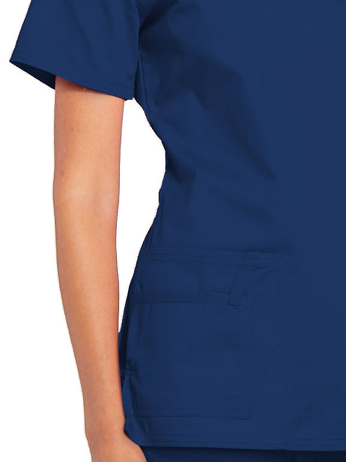 Women's 3-Pocket V-Neck Scrub Top - 4727 - Navy