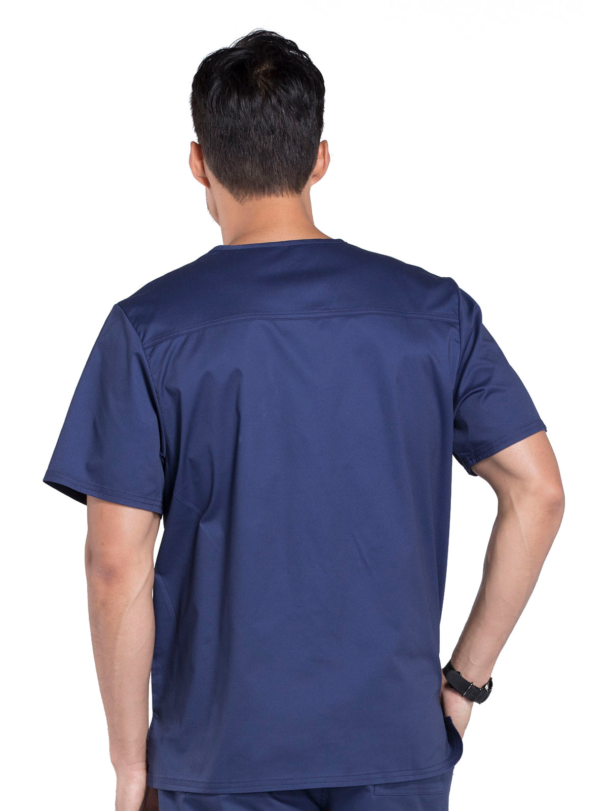 Men's Tuckable V-Neck Scrub Top - 4743 - Navy