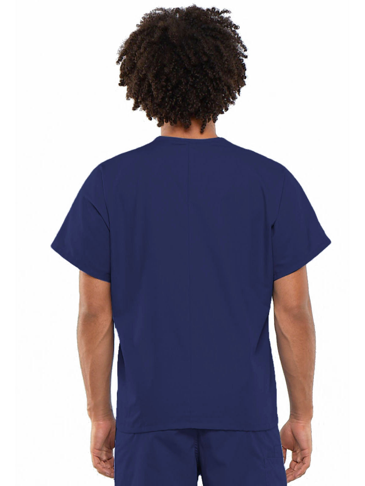 Unisex 1-Pocket V-Neck Scrub Top - 4777 - Navy