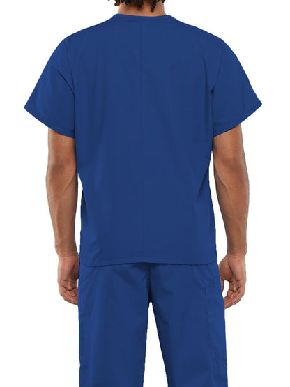 Unisex 1-Pocket V-Neck Scrub Top - 4777 - Royal