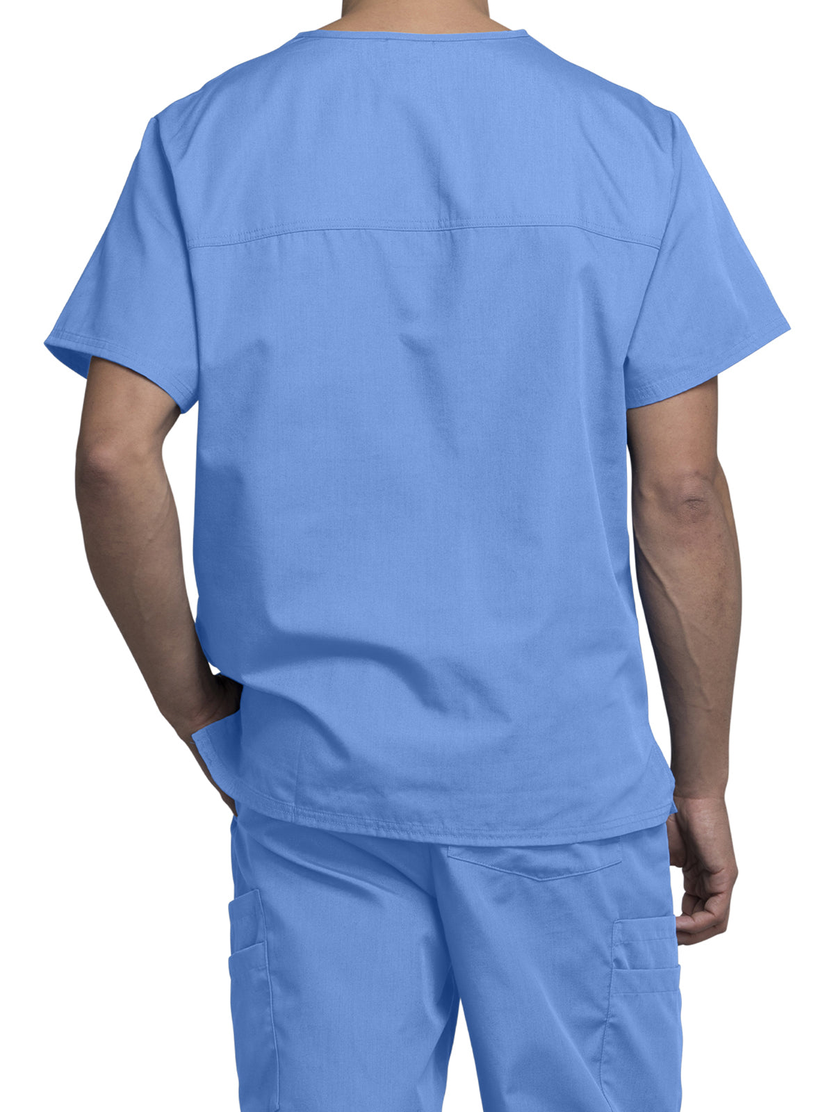 Men's Tuckable V-Neck Scrub Top - 4789 - Ciel