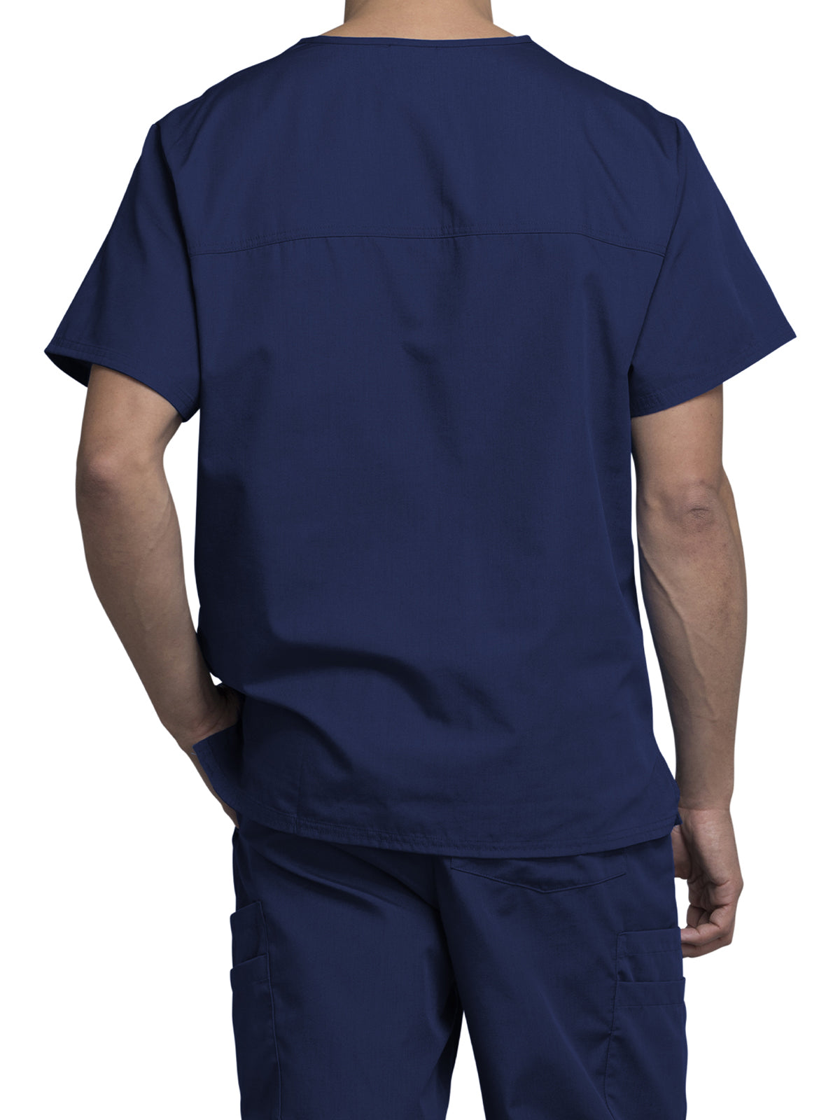 Men's Tuckable V-Neck Scrub Top - 4789 - Navy