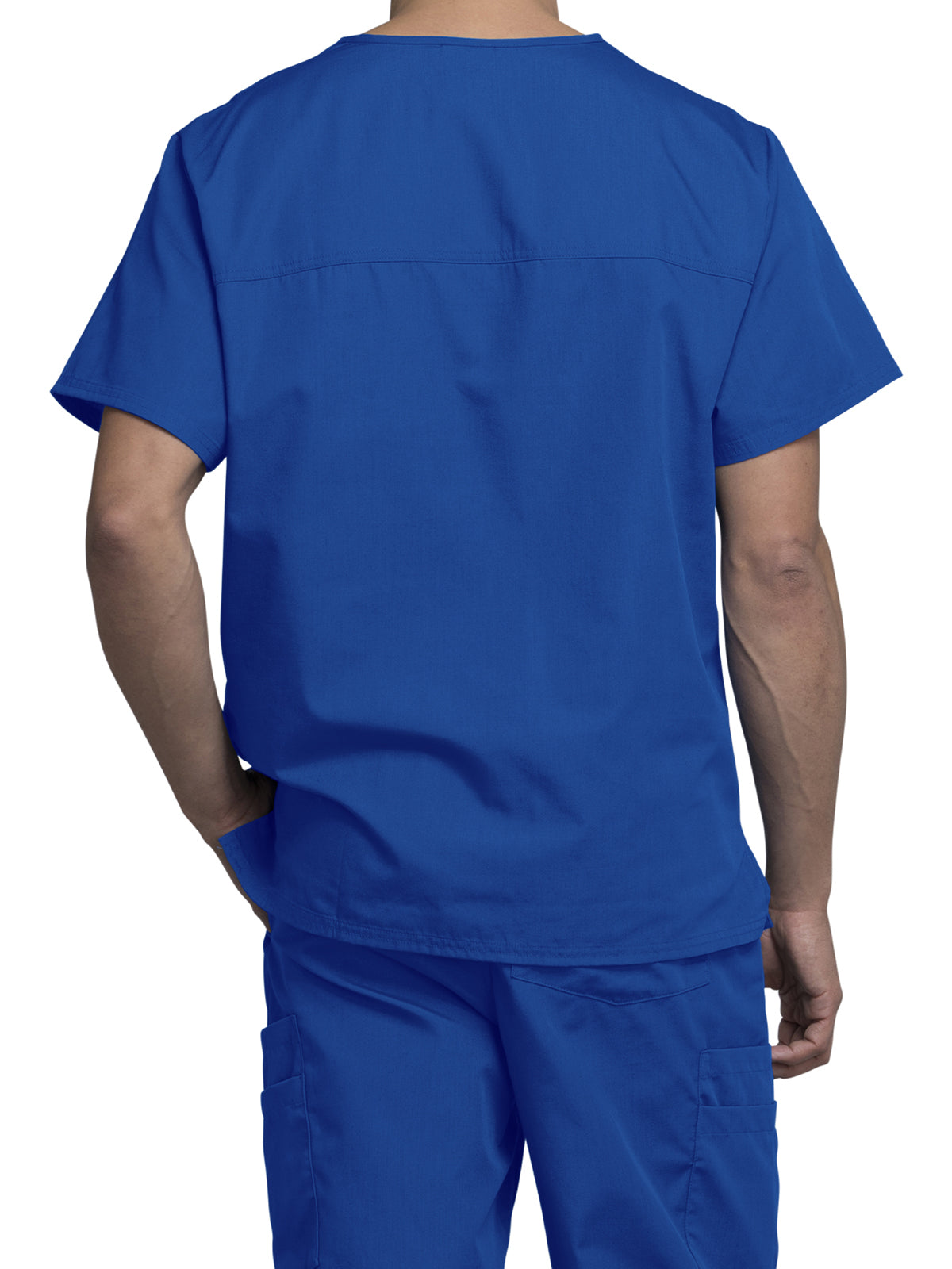 Men's Tuckable V-Neck Scrub Top - 4789 - Royal