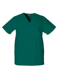 Unisex 3-Pocket V-Neck Top - 4876 - Hunter