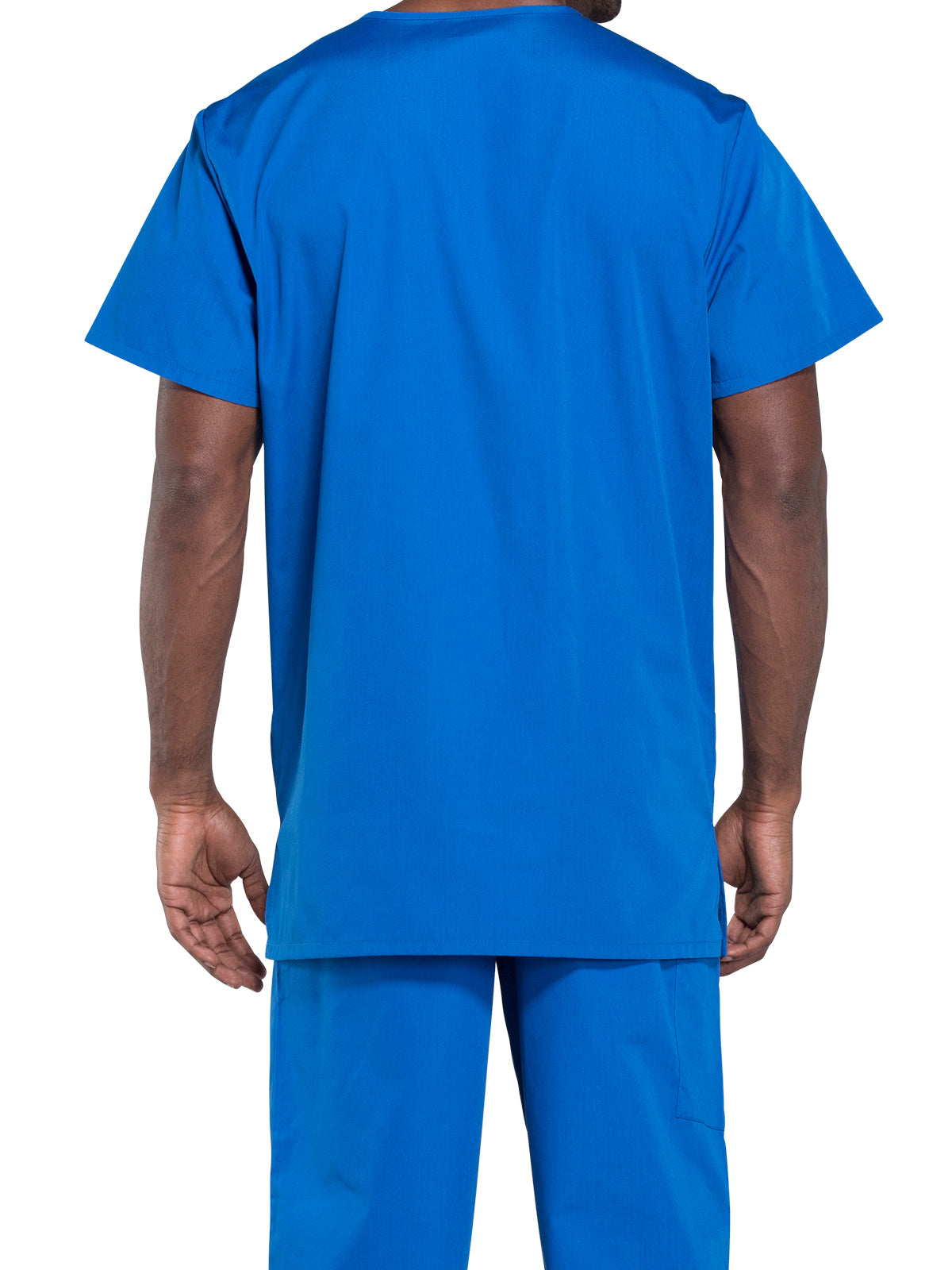 Unisex 3-Pocket V-Neck Scrub Top - 4876 - Royal