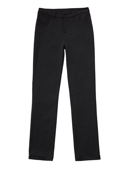 Girls' Youth Ponte Tapered Leg Pant - 51142AZ - Black