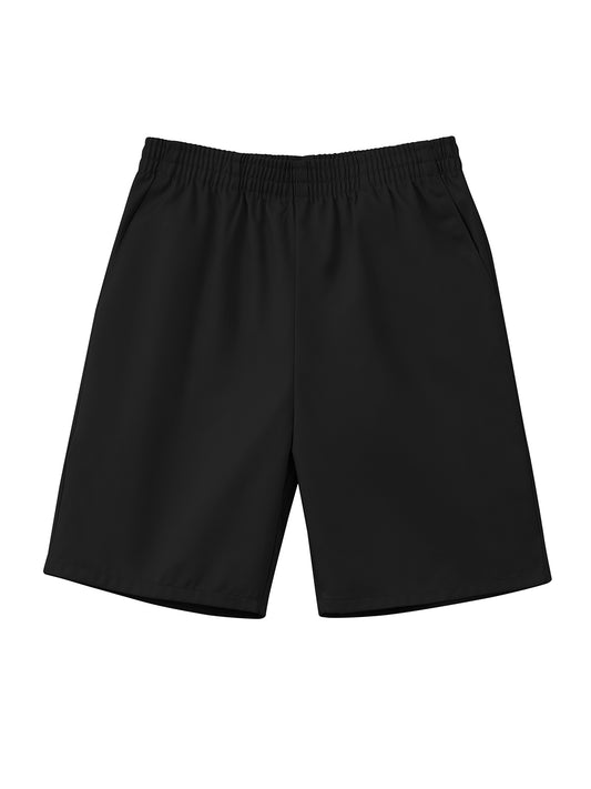 Children's Unisex Pull-On Shorts - 52131N - Black